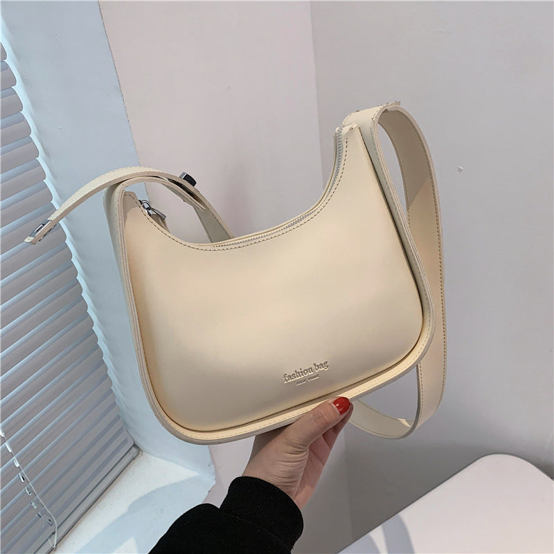 Small Designer Women's Black Bag Simple Retro Crossbody