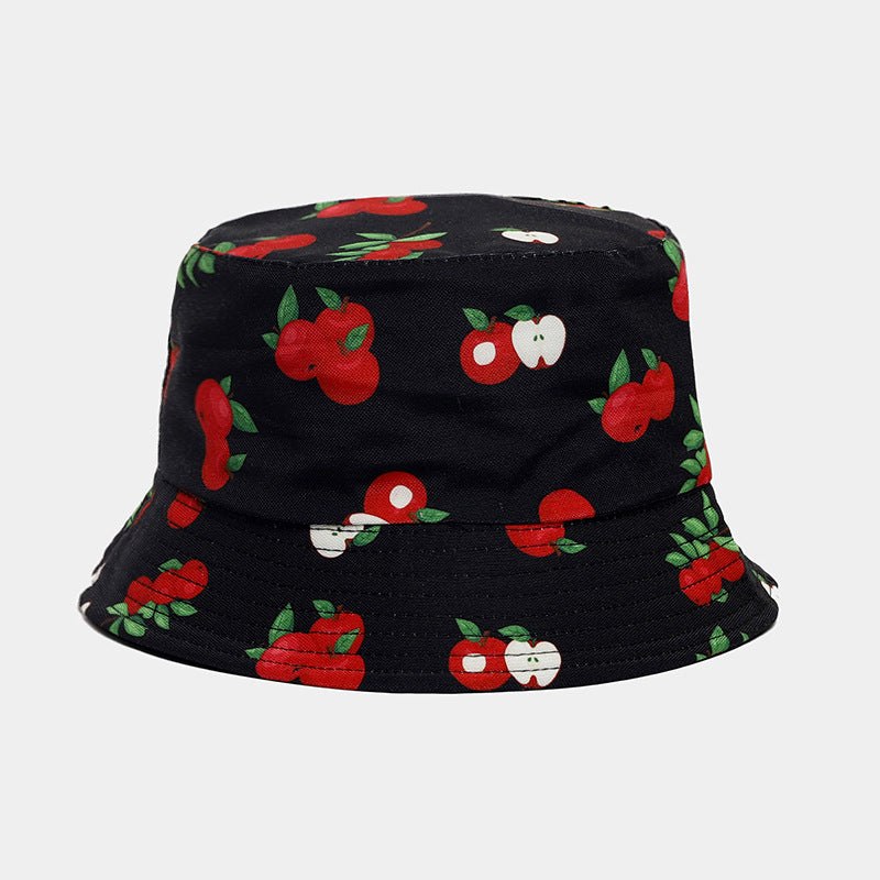 Fruit Pattern Bucket Hat Men And Women Outdoor Casual Sun Hat