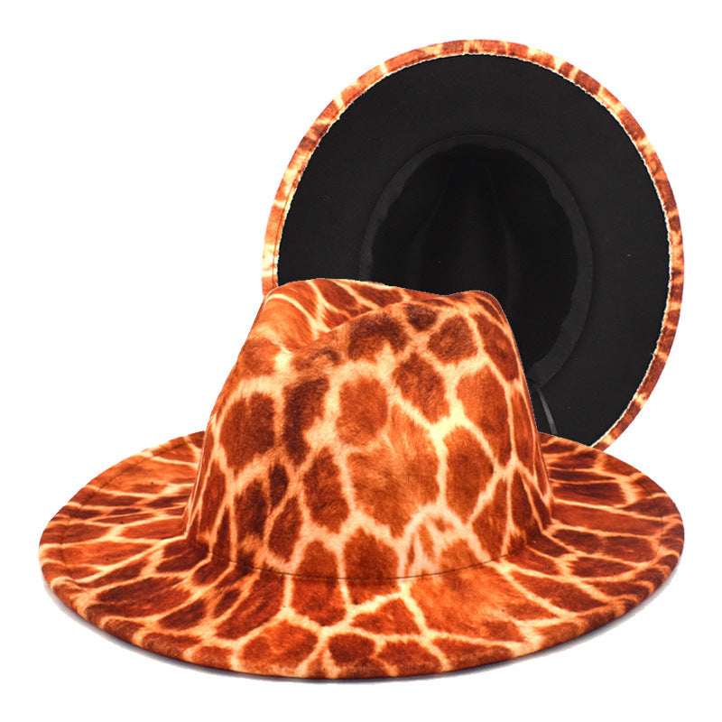 Outdoor Travel Women's Tiger Pattern Woolen Warm Hat