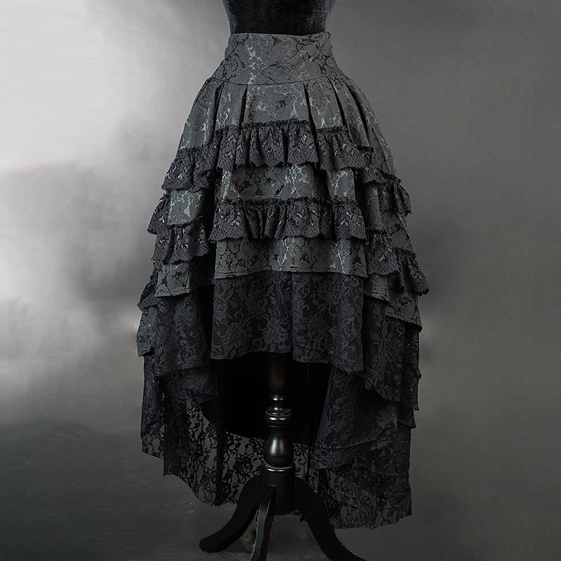 Retro Fashion And Personalized Lace Skirt For Women