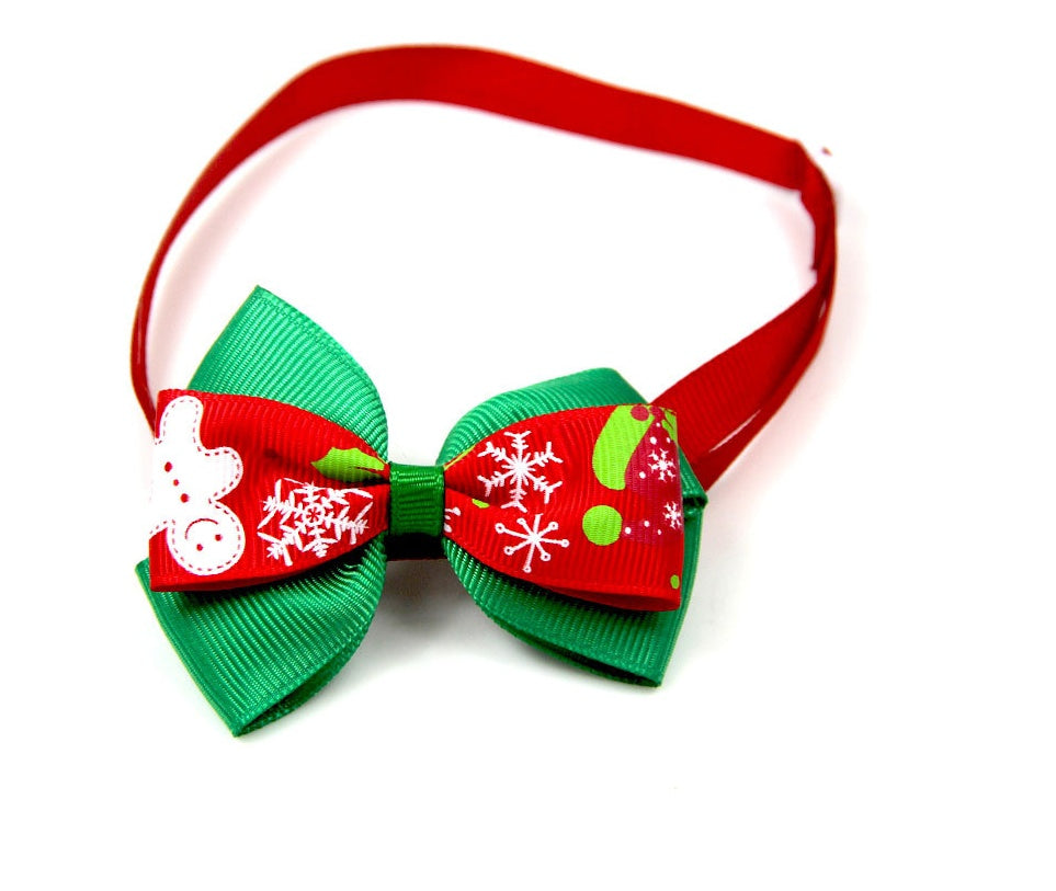 Christmas Pet Bow Tie Bow Tie Cat Dog Party Decoration Props