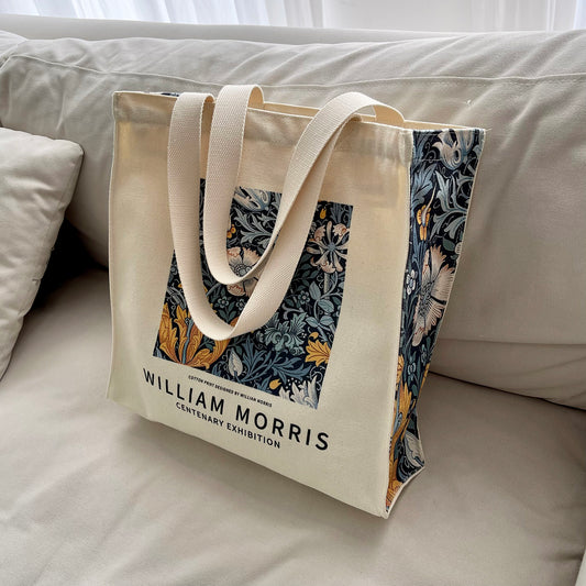 Vintage Printed One-shoulder Unisex Shopping Bag
