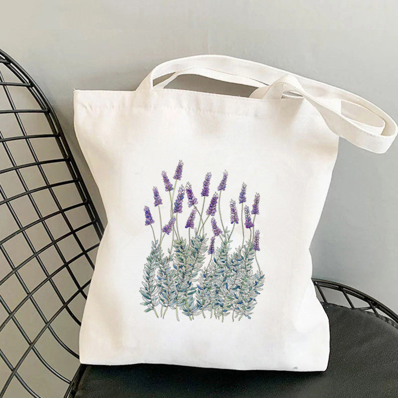 Printed Canvas Personalized One Shoulder Women's Fashionable Handbag