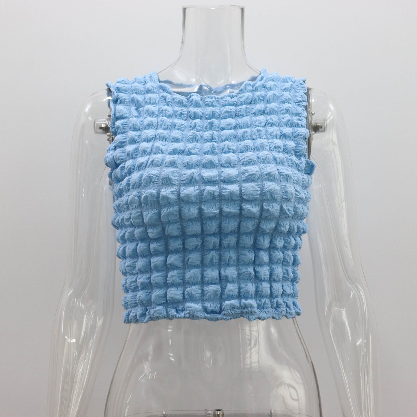 Women's Round Neck Sweet Temperament Slim Vest