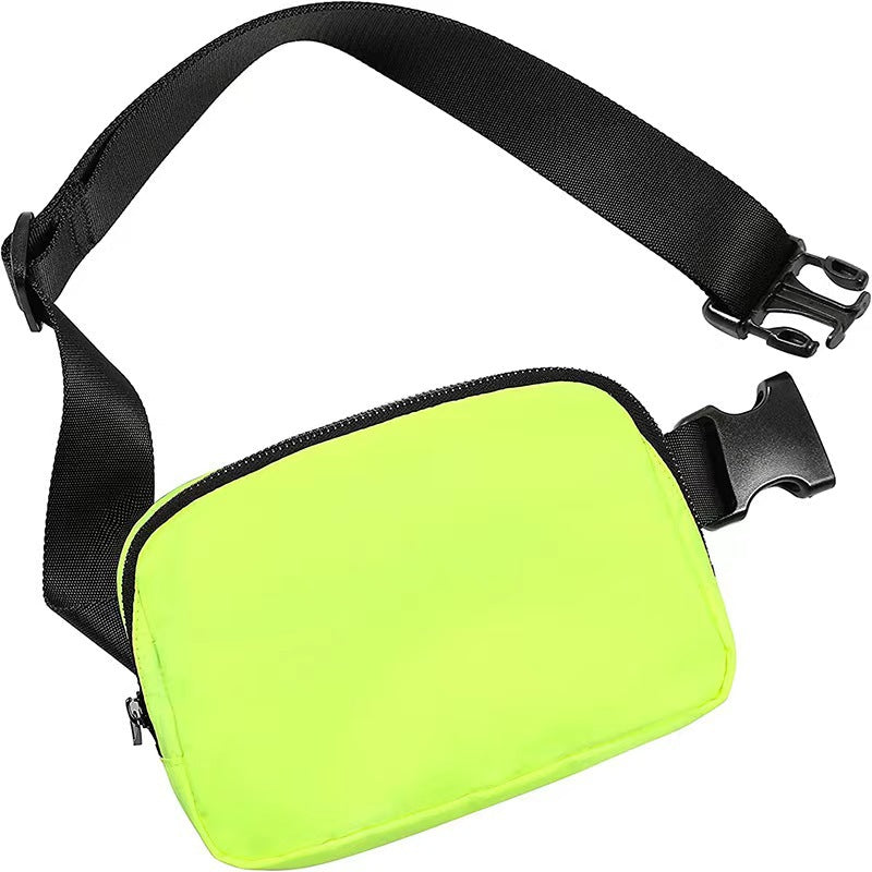 Outdoor Fashionable And Versatile Zipper Sports Waist Bag