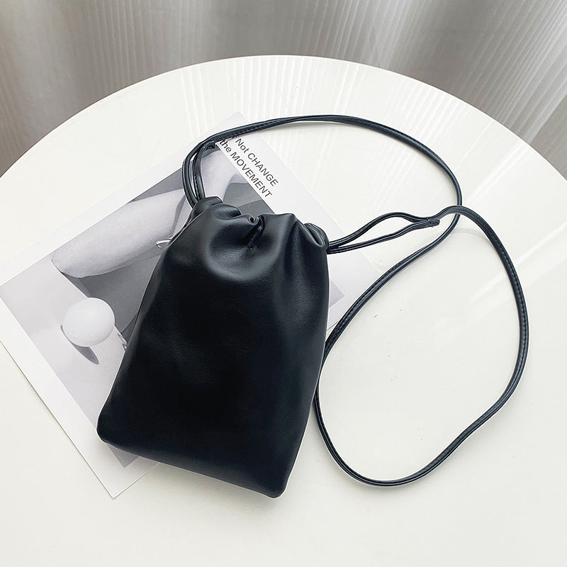 New Fashion Simple Small Chinese Character Fu Bag Shoulder Crossbody Bag