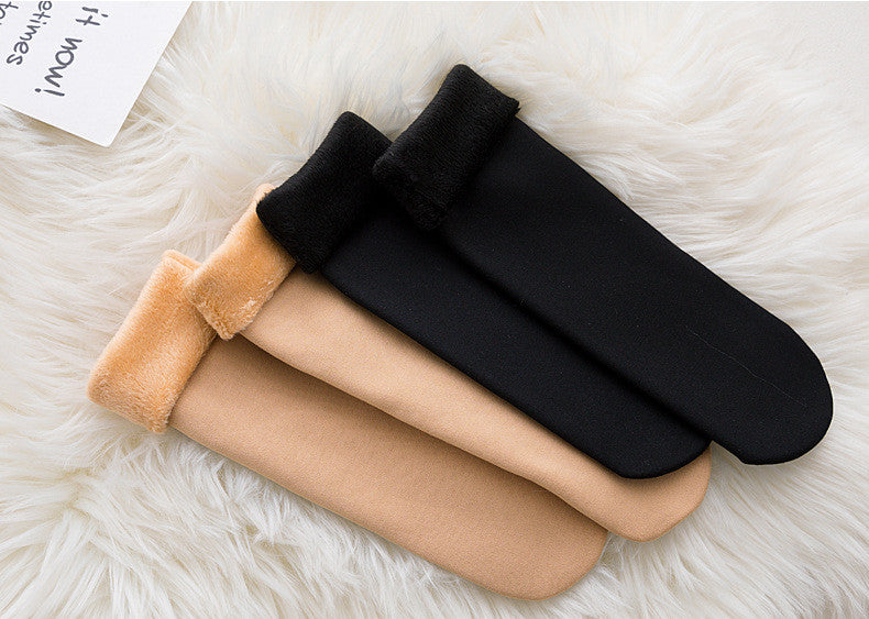 Winter Plush Snow Socks For Antifreeze And Warmth