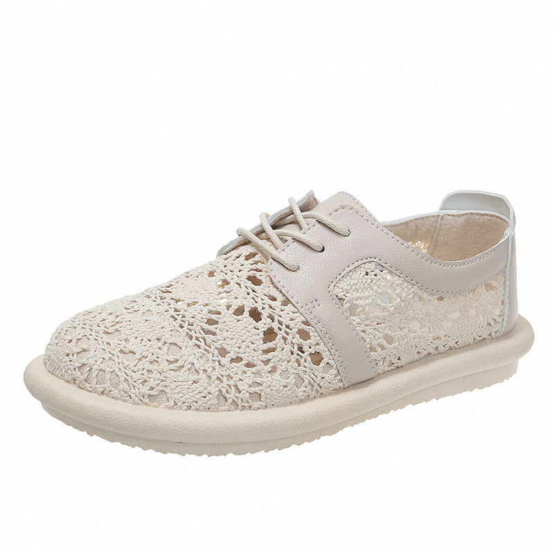 Mesh Breathable Flat Casual Shoes