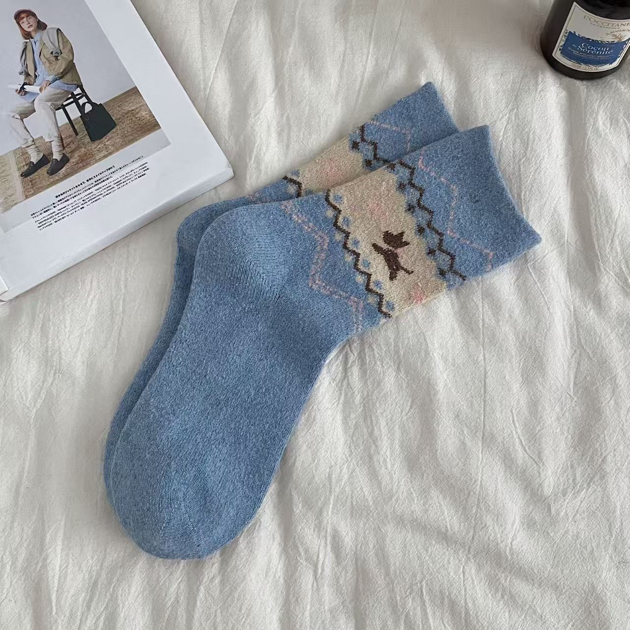 New Retro Puppy Socks For Women