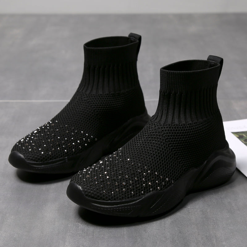 Ladies Flat Lightweight Sneakers Old Beijing Cloth Shoes