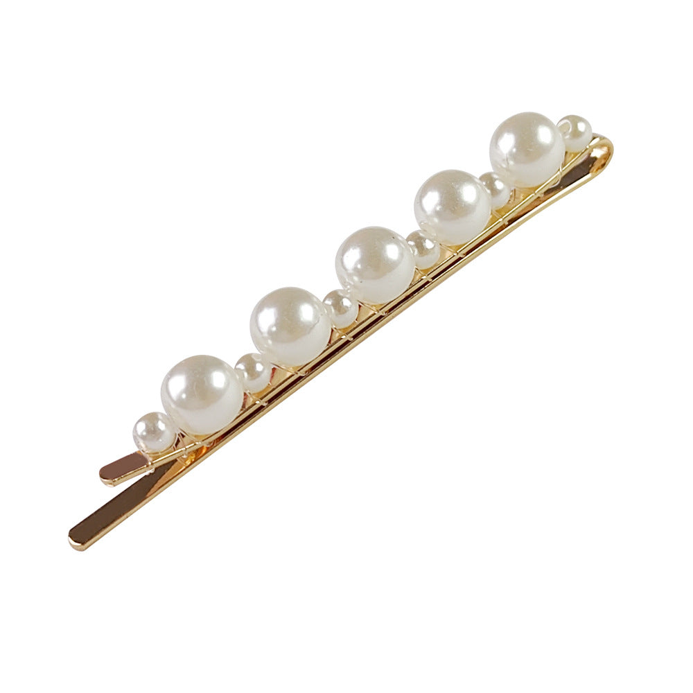 Hair Accessories Pearl Barrettes Updo BB Clip Shredded Hairpin Fishing Thread Hand-woven Hair Clip Bang Side Clip
