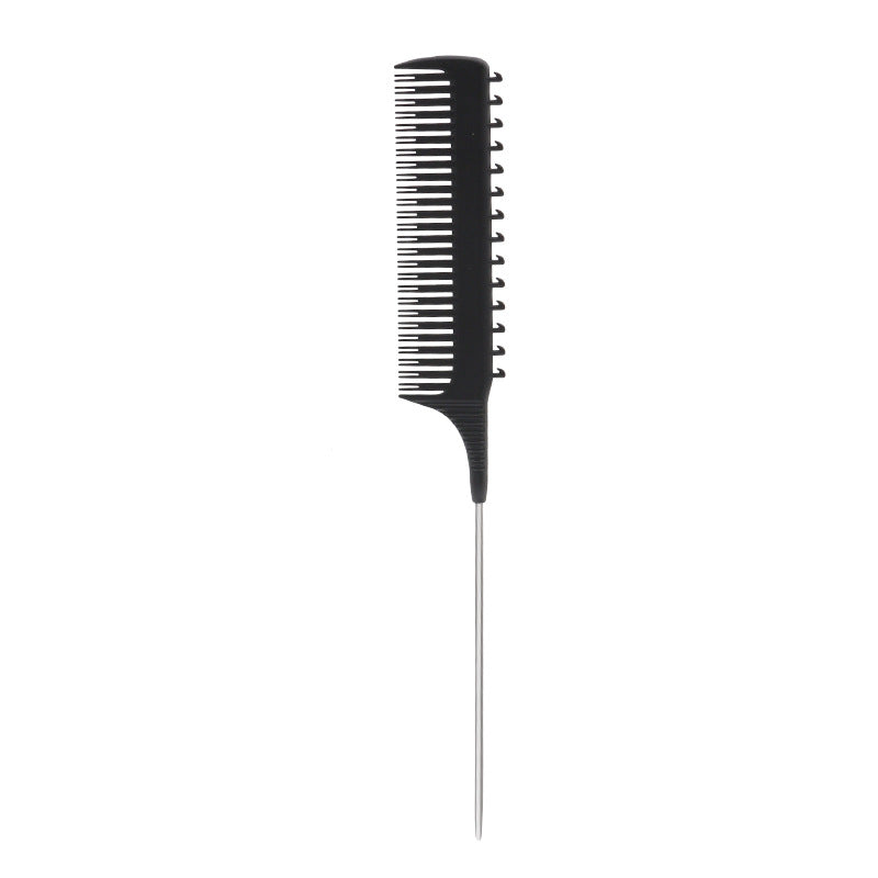 Ny Oliehoved Hår Salon Barber Forretning Frisør Plastik Spidshalet Med Krog Farvekam