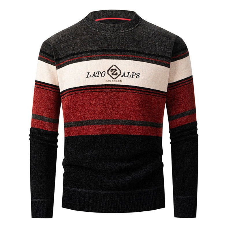 Men's Casual Knitted Fleece Padded Coat Top