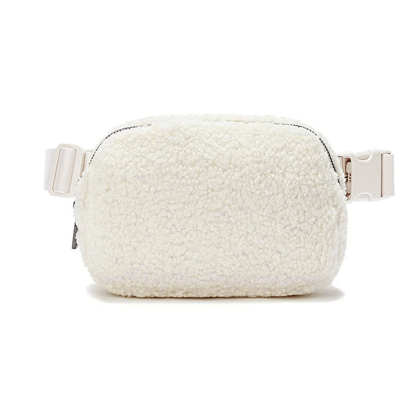 Winter Lambskin Crossbody Bag Outdoor Sports General Versatile