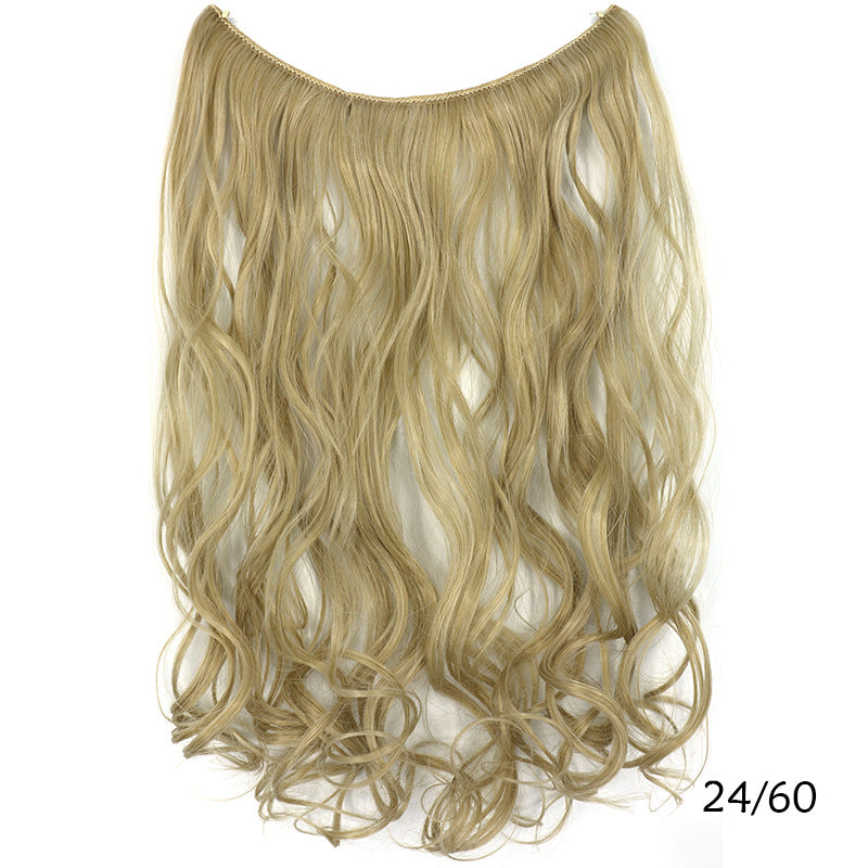 Women's One-piece Seamless Hair Extension Wig Set