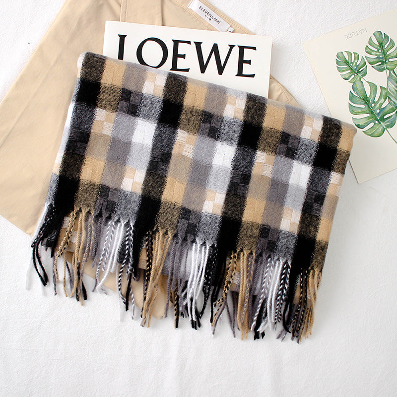 Fashion Imitation Cashmere Warm And Sunscreen Scarf