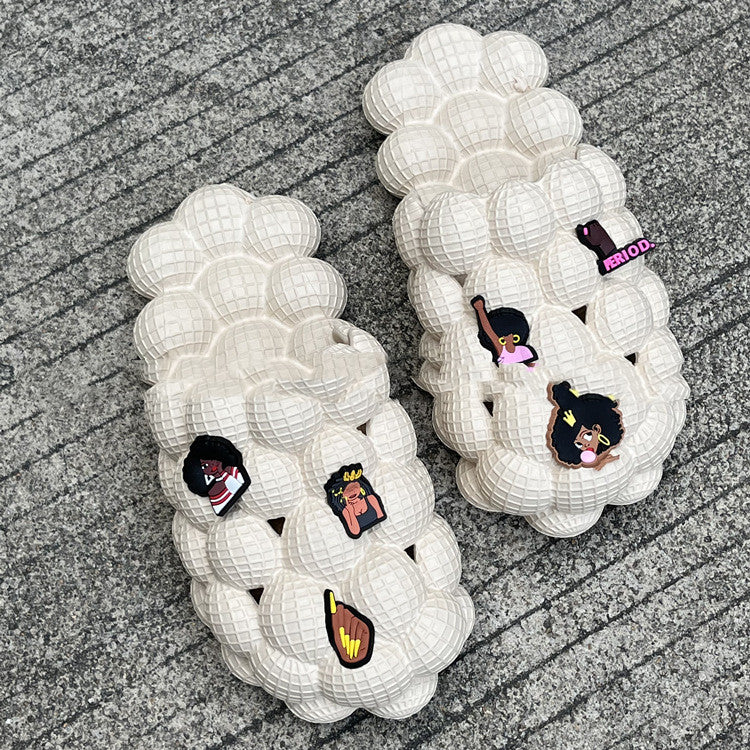 European And American Women Wear Massage Creative Peanut Sandals