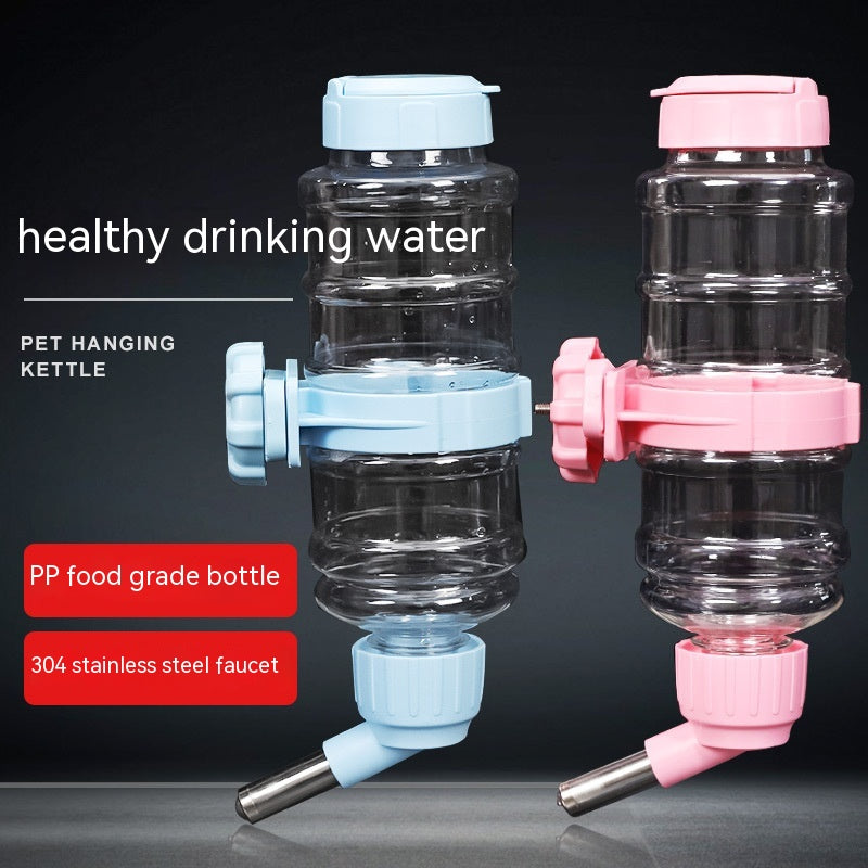 Dog Drinking Water Apparatus Hanging Pet Hanging Kettle Ball Cat