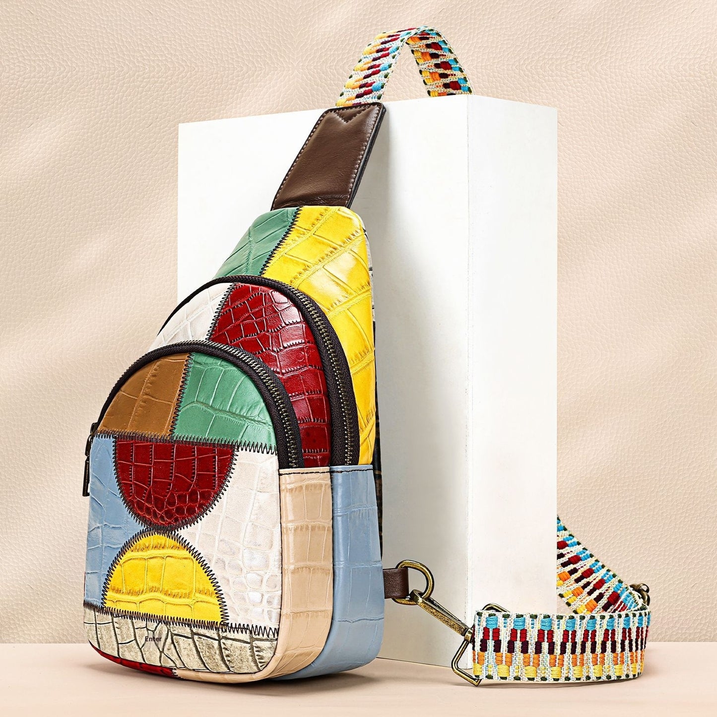 Fashionable And Versatile Bohemian Style Chest Bag