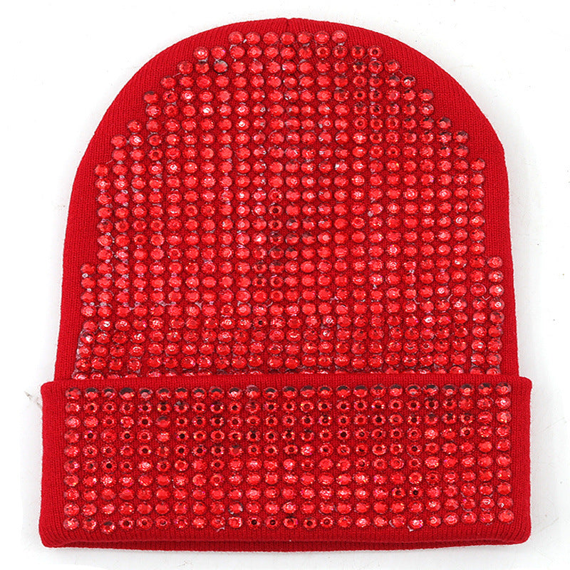 New Diamond Solid Color Handmade Wool Hat