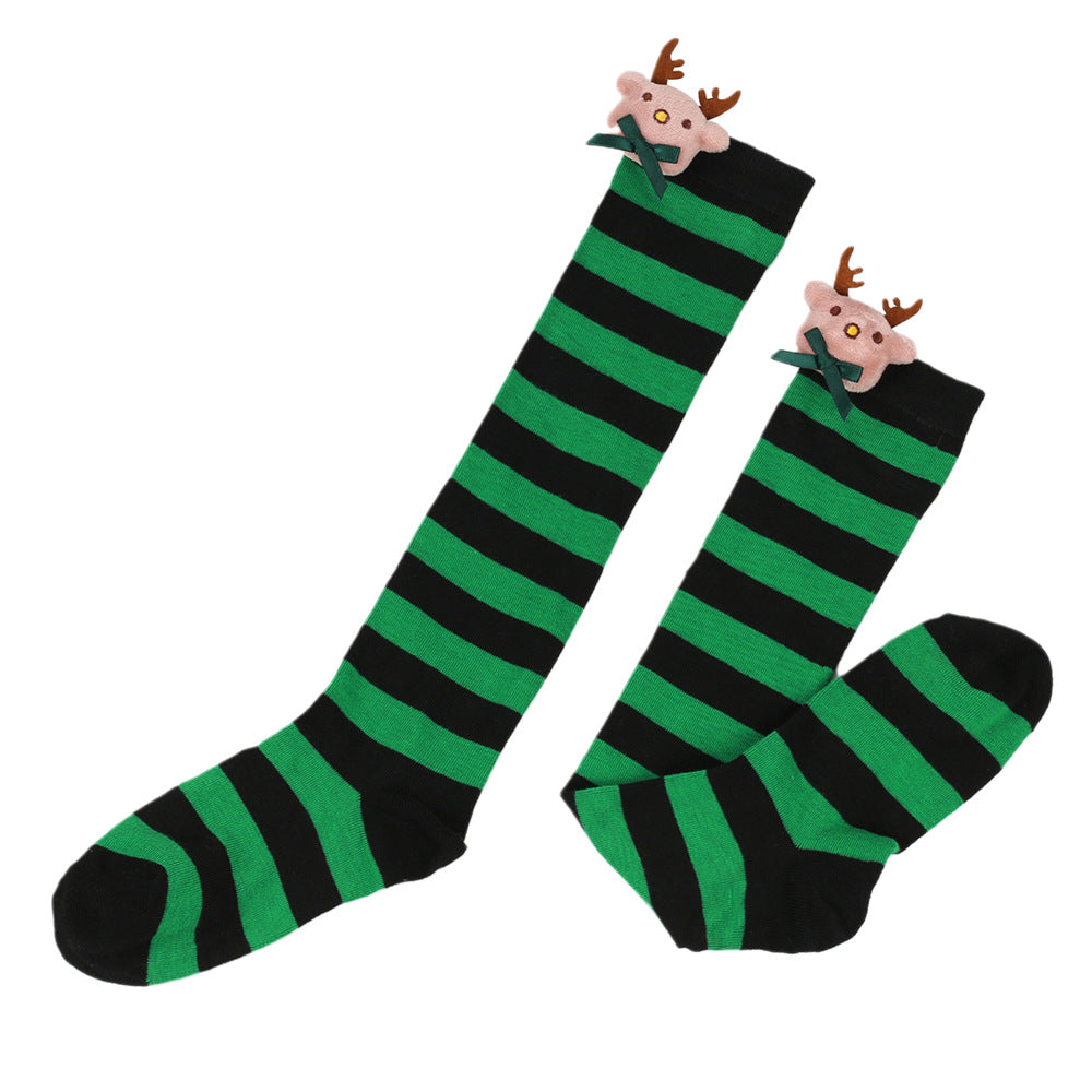 Elk Children's Christmas Stockings Cartoon Doll