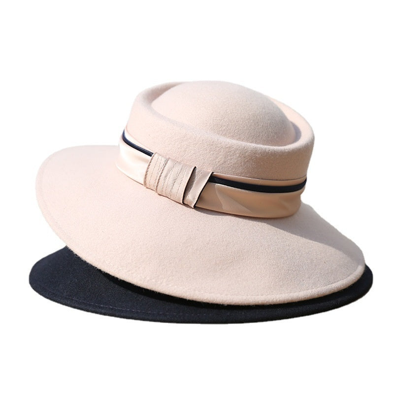 Women's Fashion Hepburn Style Autumn Warm Pot Hat