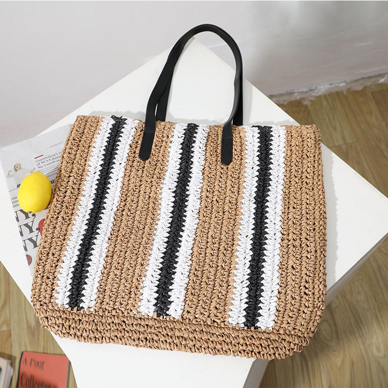 Single Shoulder Large Capacity Hand Woven Bag