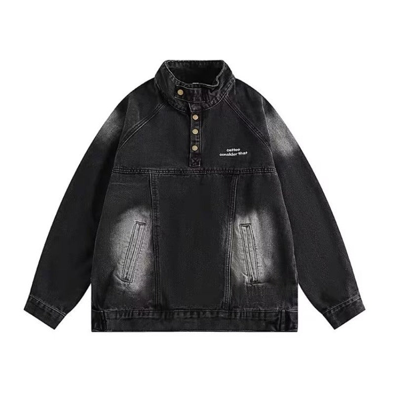 Men's And Women's Loose Leisure Workwear Coat