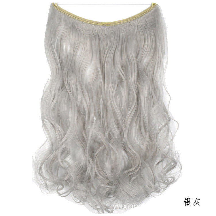 Women's One-piece Seamless Hair Extension Wig Set