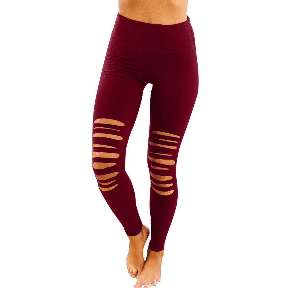 Women's Solid Color Casual Yoga Pants