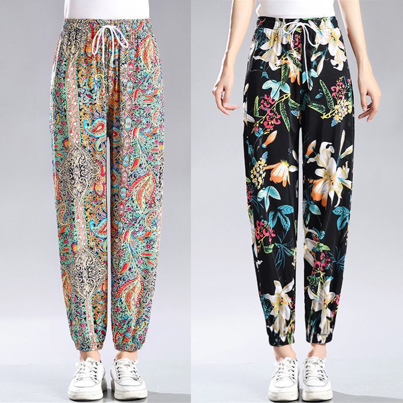 Elastic Plus Size Summer Anti Mosquito Pants