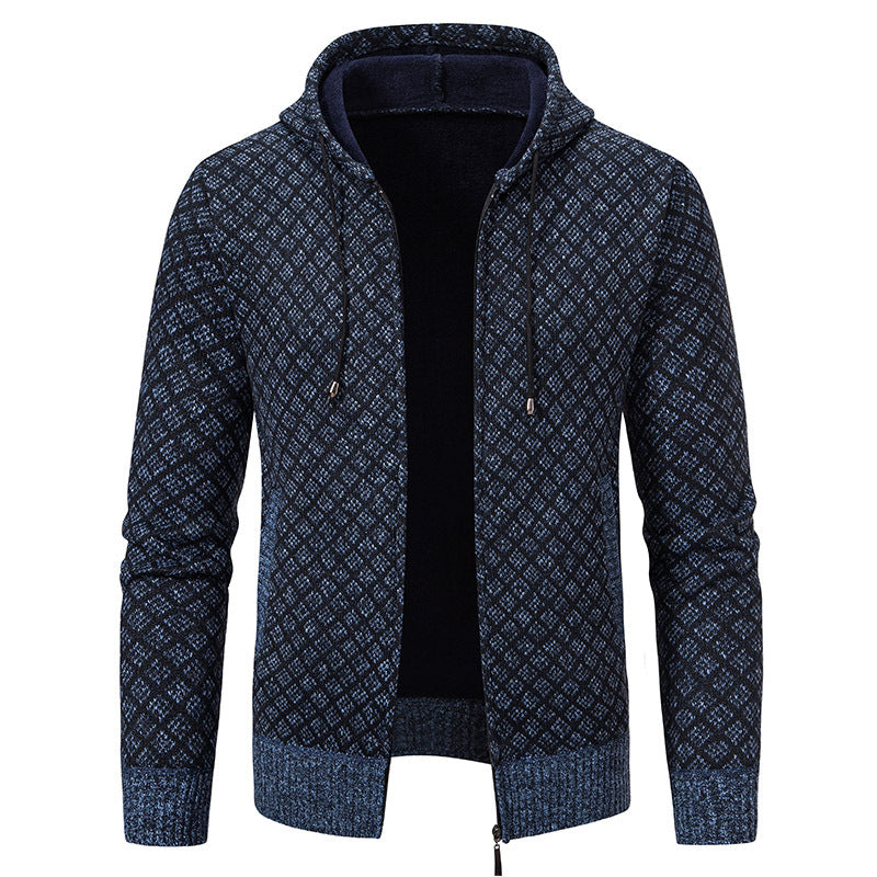 Men's Coat Hooded Slim Fit Short