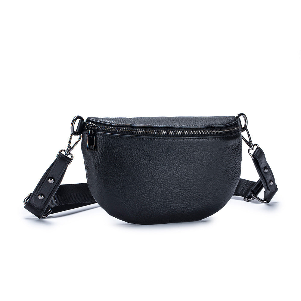 Genuine Leather Simple Women's High-grade Messenger Bag Shoulder