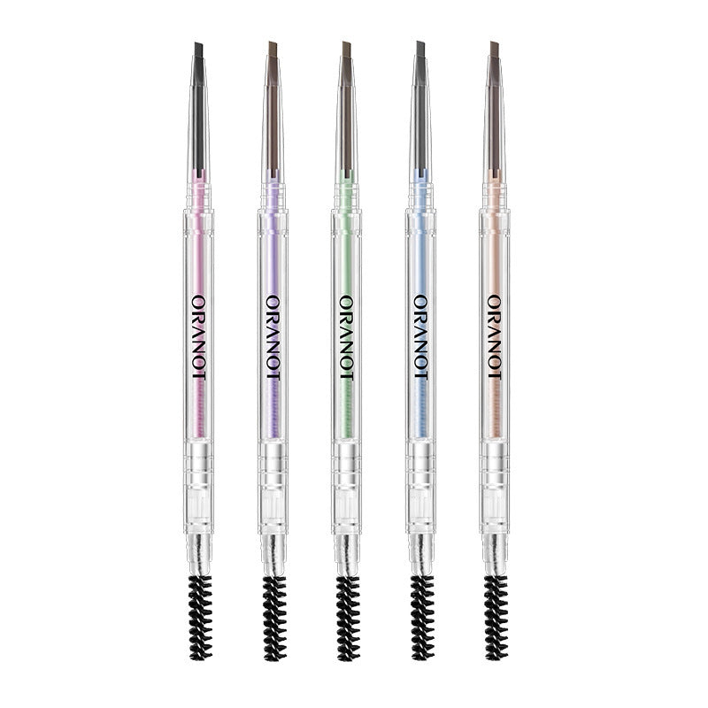 Fine Double-headed Eyebrow Pencil Women's Waterproof Sweat-proof Natural Long Lasting