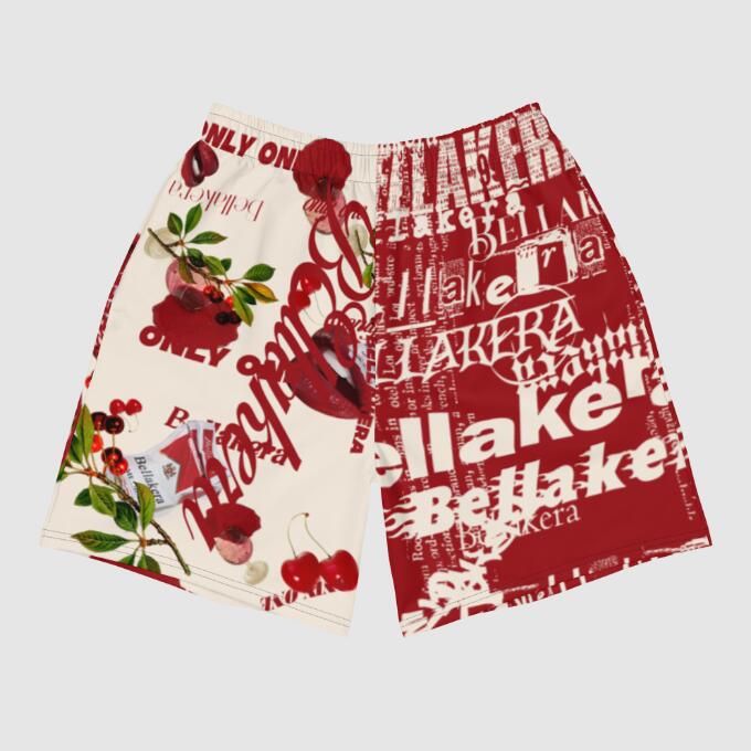 Casual Shorts With Printed Pockets On Both Sides
