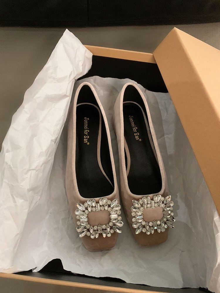 Sense Rhinestone Low-cut Gommino