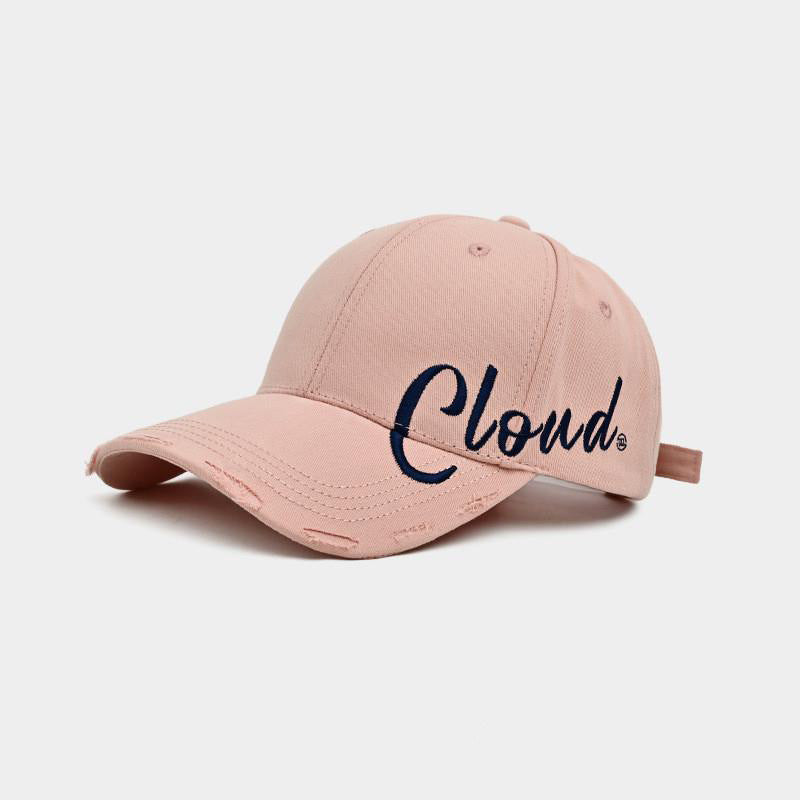 Letters On Side Embroidered Peaked Children's Sun-proof Baseball Cap