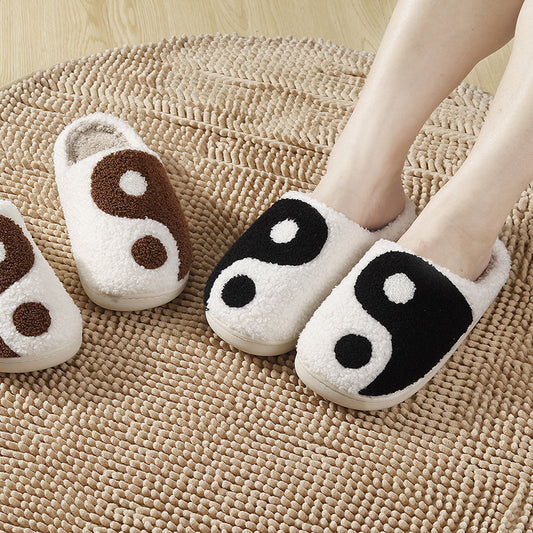 Hyggelige Hjemme Taiji Tegneserie Termo Bomuldstøfler