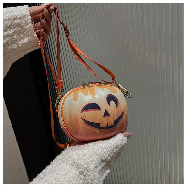 Funny And Cute Childlike One-shoulder Diagonal Bag