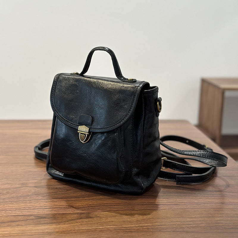 Leather Backpack Women's Small Backpack Sophisticated Type