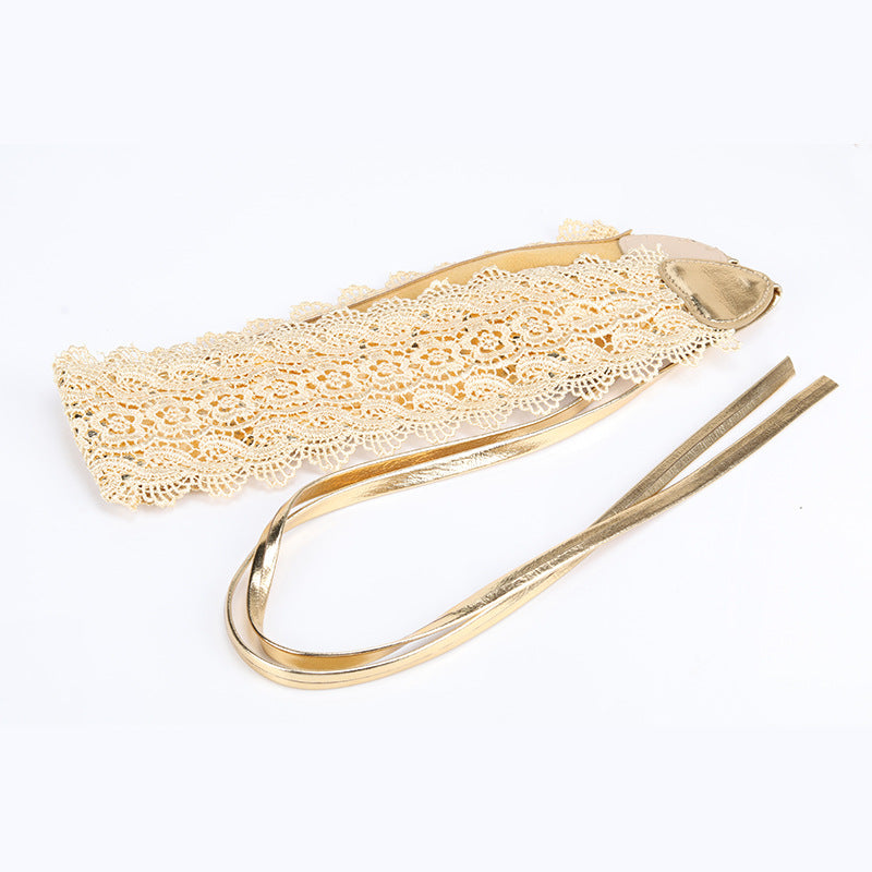 Lace Girdle Outer Shirt Lace Versatile Decorative Belt