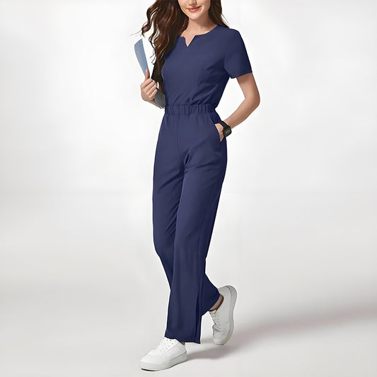 Oral Dental Hospital Scrub Set Short Sleeve Quick Drying Nurse Work Uniform