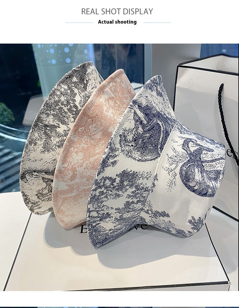 Women's Summer Minority Fashion Printed Bucket Hat