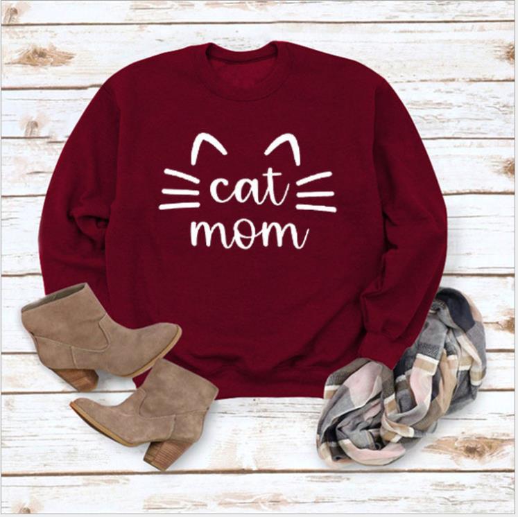 Letter Print Loose Casual Fashion Long Sleeve Sweater
