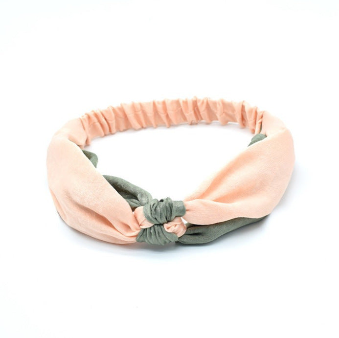Sweet MSN Women's Color Matching Cross Hair Band