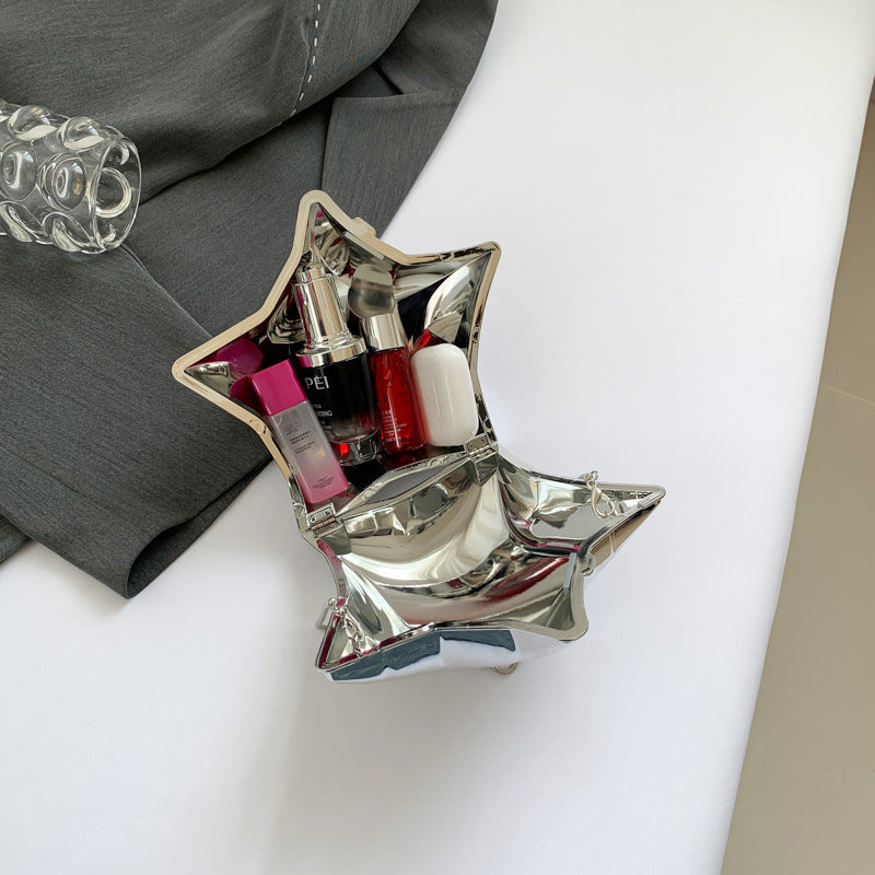 Glossy Shiny Clutch Crossbody Bag  Acrylic