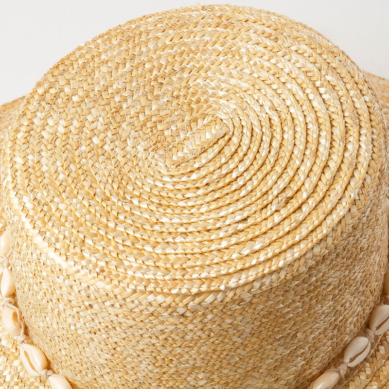 Tourist Beach Sun Protection Sunshade Straw Hat