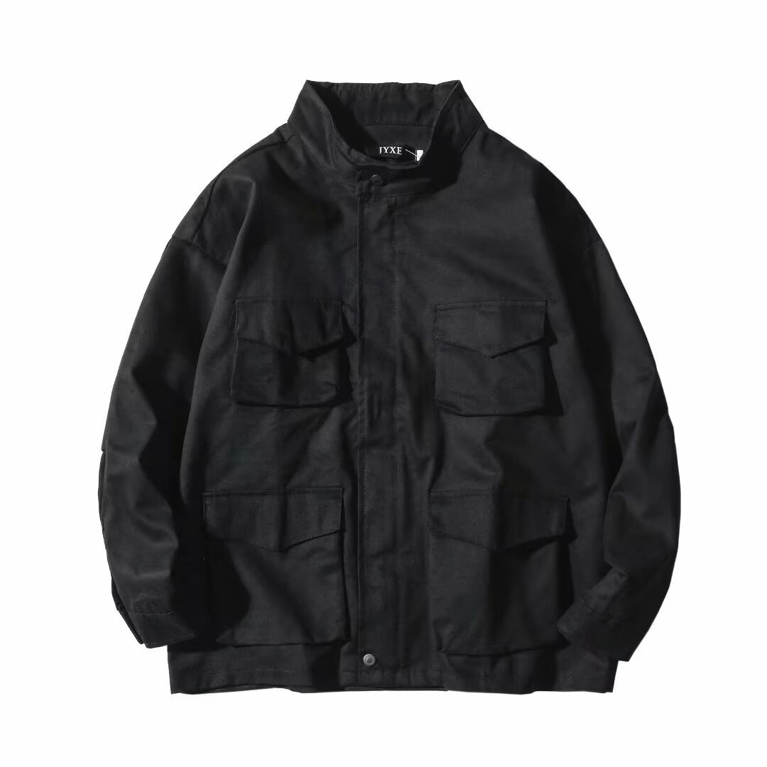 Multi-pocket Workwear Handsome Hong Kong Style Casual Jacket