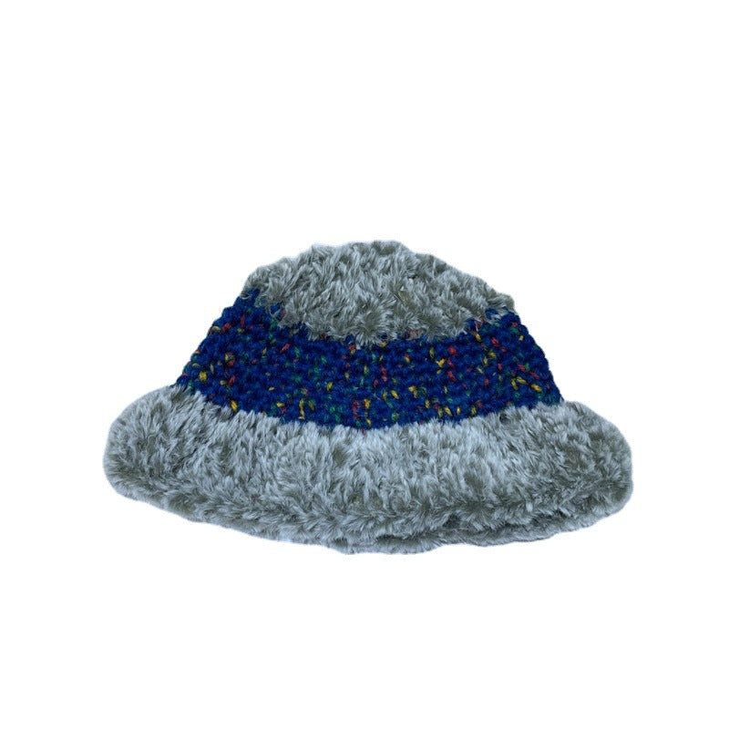 Korean Version Plush Japanese Knitting Wool Fisherman Hat