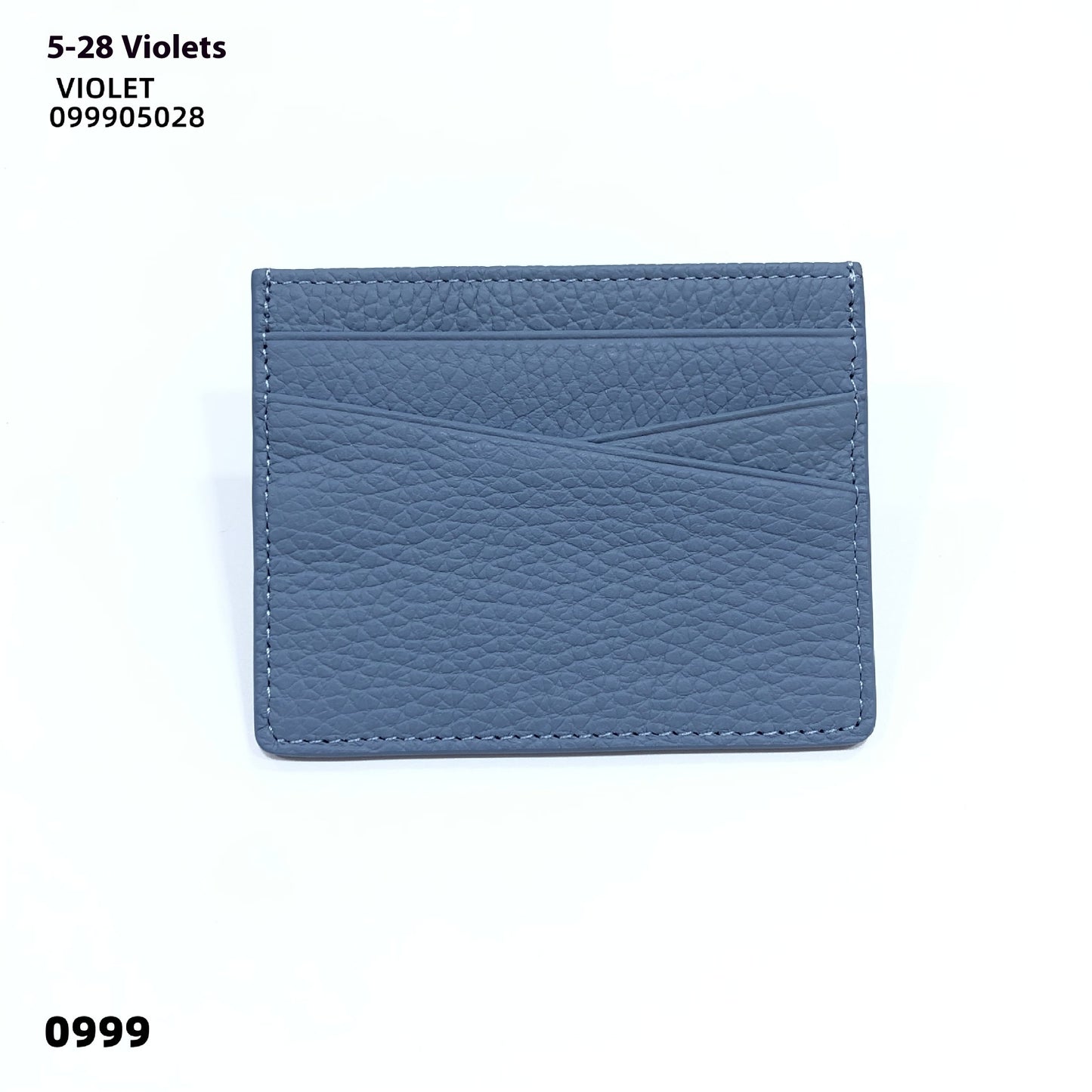 Leather Oil Edge Oblique Thin Bank Card Holder Soft Cowhide Document Package